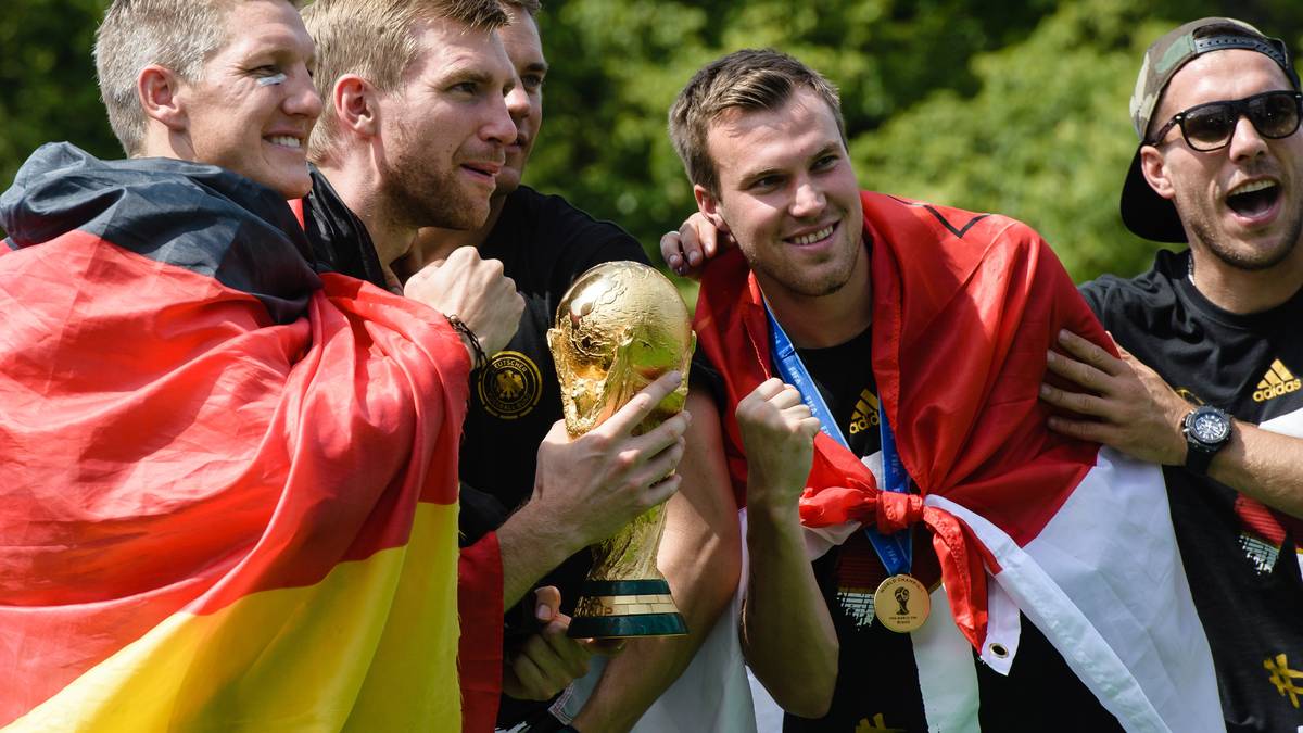 ...und ist natürlich beim Feiern ganz vorne dabei