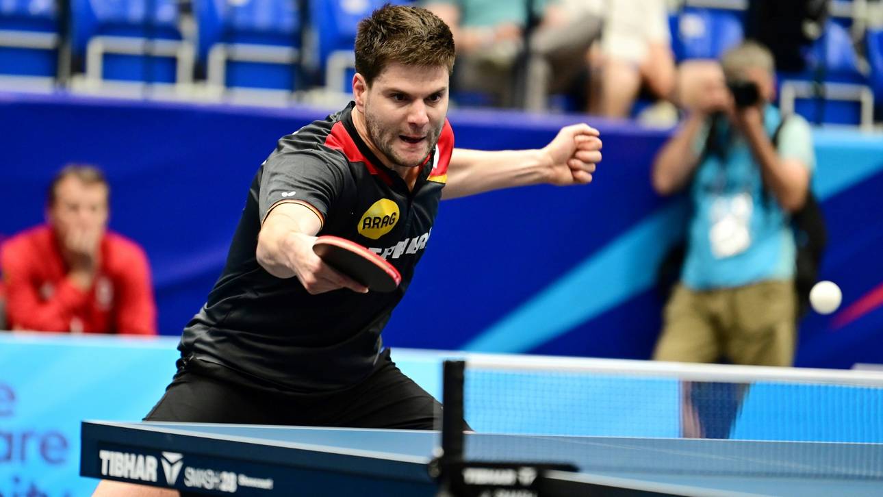 Tischtennis-Männer jubeln über Gold