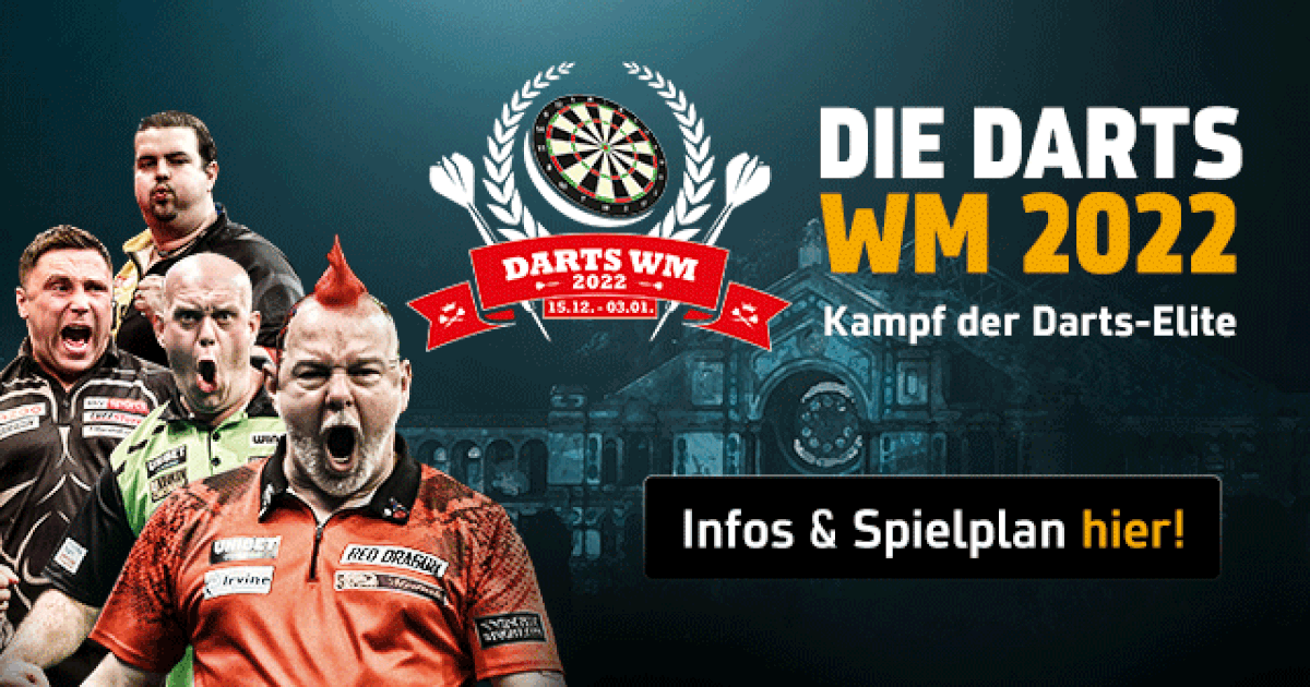 DartsWM 2022 LIVE Clemens Williams, de Sousa, Cross Barney heute