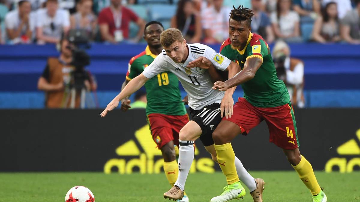 Nachdem Lars Stindl und Sandro Wagner ihre Bewährungschance in der Startelf schon bekommen haben, soll der Leipziger die kamerunische Abwehr mit seiner Schnelligkeit aufbrechen