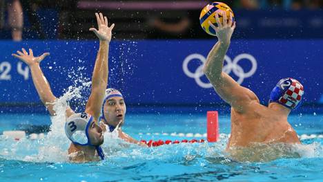 Das Wasserballfinale zwischen Serbien und Kroatien