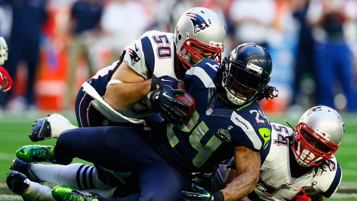 Mit Tight End Jimmy Graham bekam Wilson noch eine herausragende Waffe - speziell vor der Endzone. Und "Beast Mode" Marshawn Lynch (Bild) ist ja auch noch da