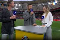 Shkodran Mustafi erklärt bei Magenta-TV seine neue Aufgabe beim DFB. Er wird neuer Co-Trainer der deutschen U17-Nationalmannschaft an der Seite von Marc Meister.