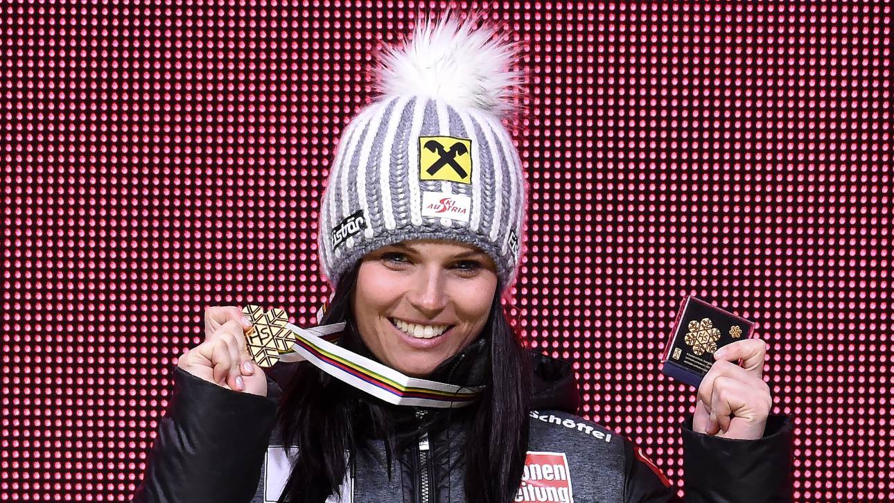 Anna Fenninger gewann bei der Ski-WM zwei Goldmedaillen