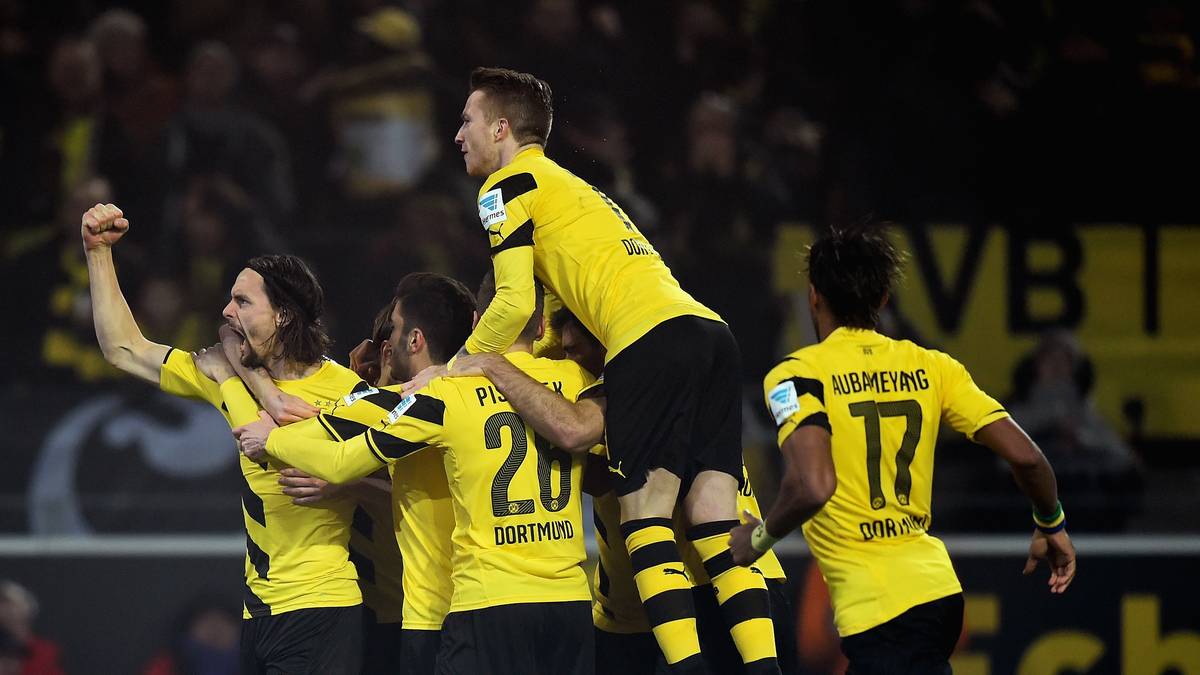 Der Jubel ist groß, der BVB kann ein wenig durchatmen