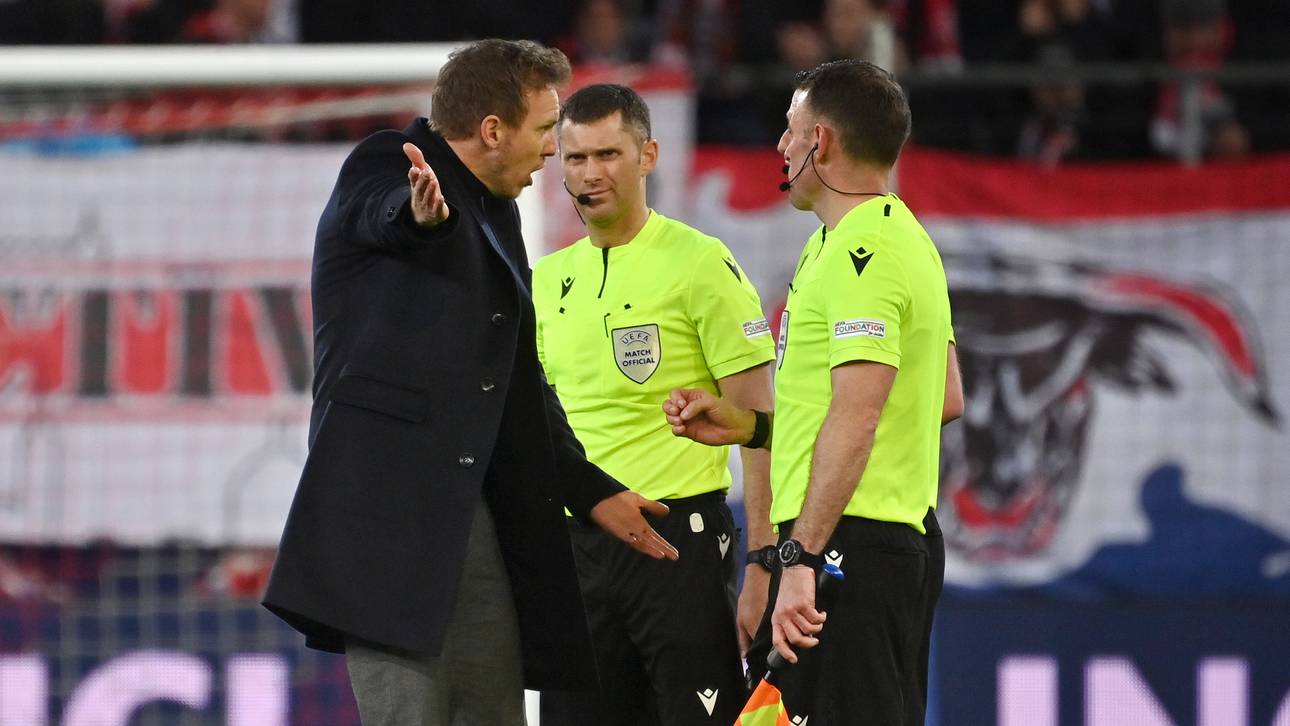 „Unfassbar“: Schiri-Ärger bei Nagelsmann