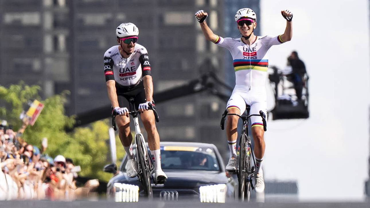 Große Geste von Pogacar