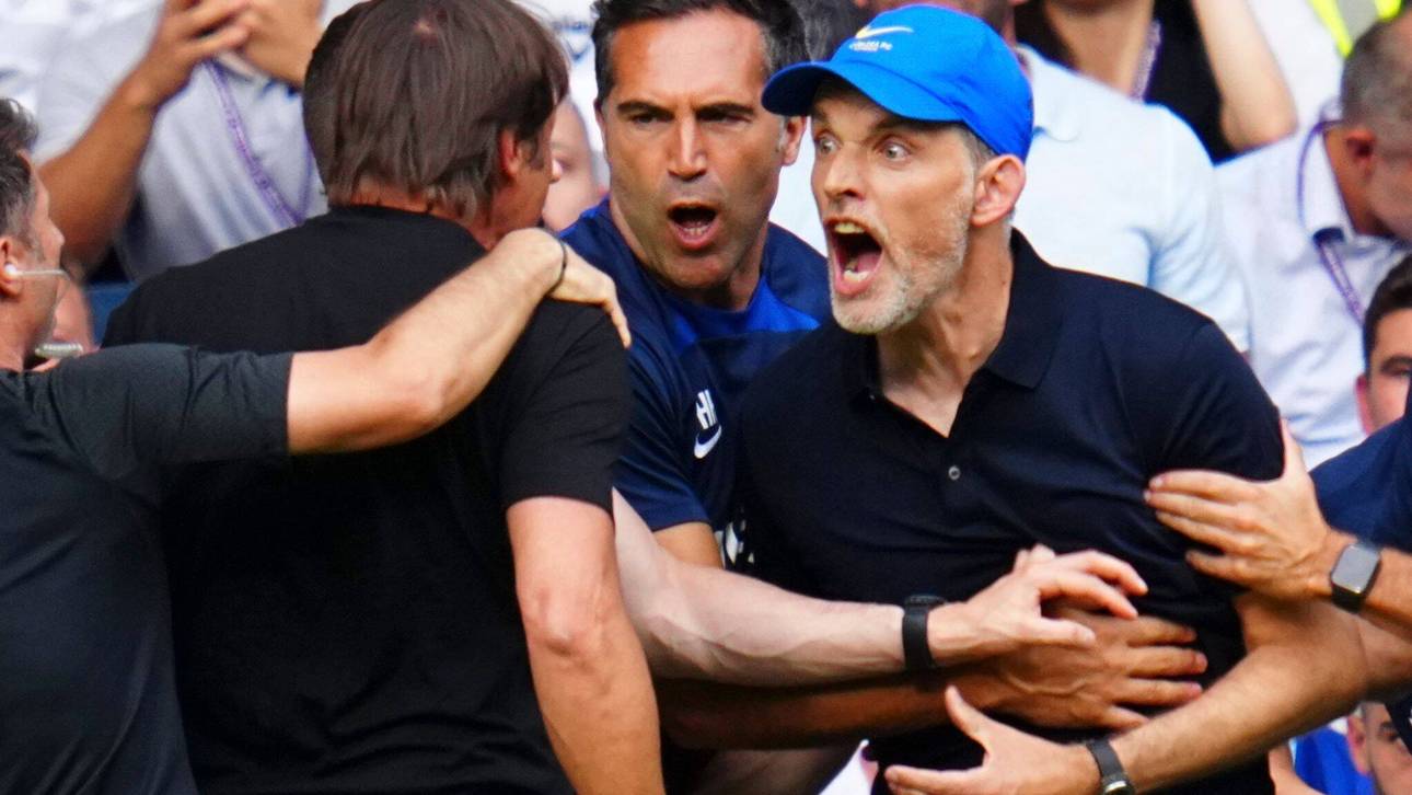 Thomas Tuchel und Antonio Conte gerieten aneinander