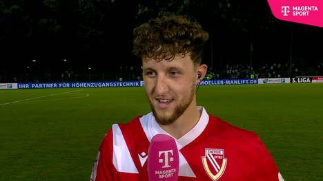 Vor einer Woche noch tragischer Unglücksrabe, gegen Schweinfurt gefeierter Torschütze: Tim Campulka erzielte das 1:0 für Energie Cottbus.
