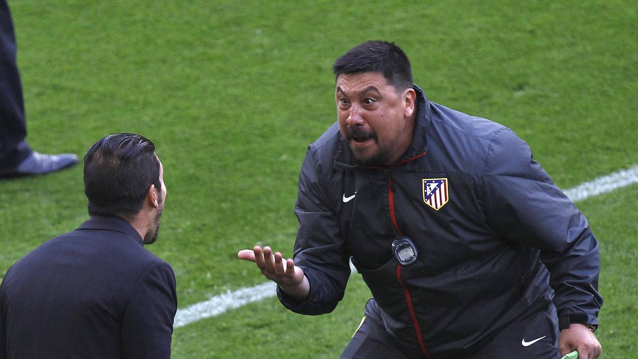 Co-Trainer German Burgos von Atletico Madrid