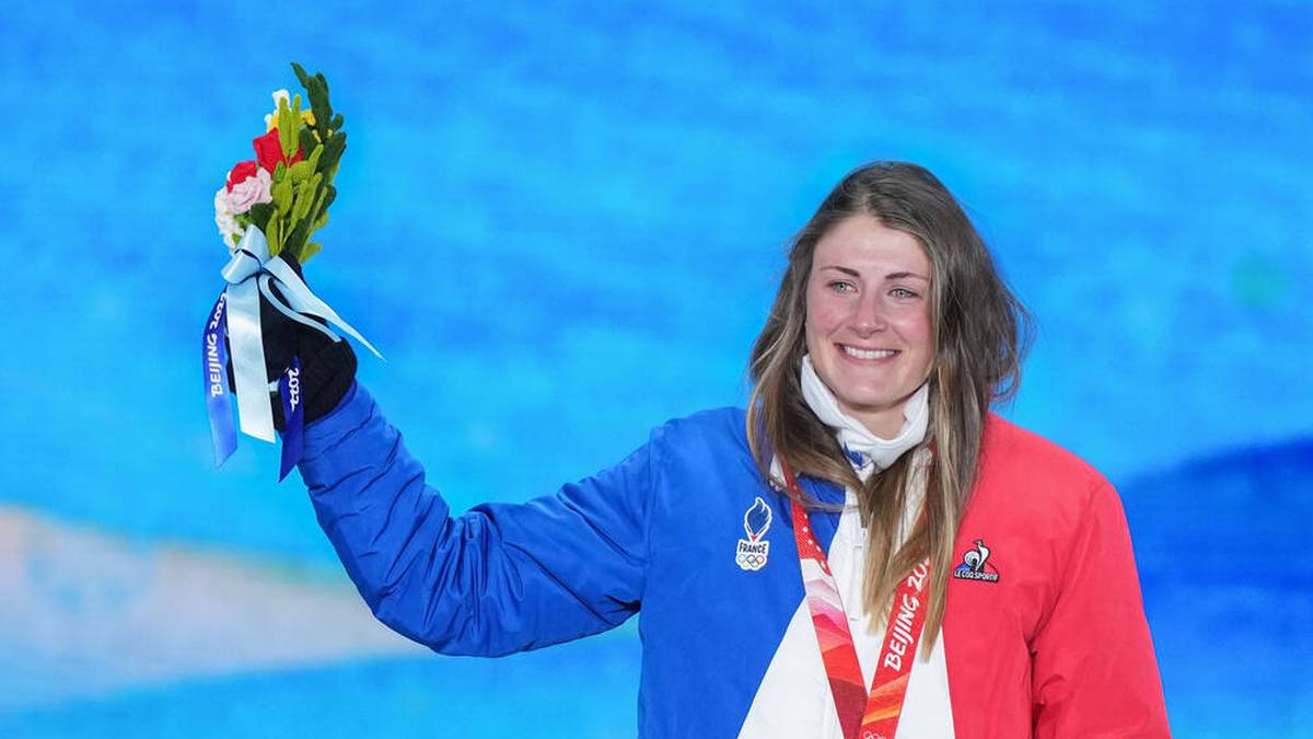 Justine Braisaz-Bouchet gewann 2022 Olympia-Gold im Massenstart