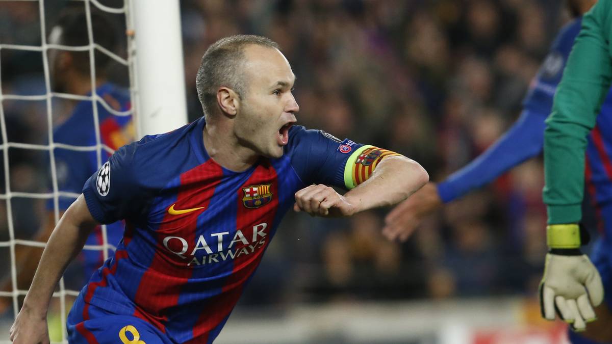 PLATZ 8: Andres Iniesta, FC Barcelona, 23,5 Millionen Euro