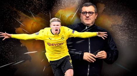 Erling Haalands Berater Mino Raiola und sein Vater Alf-Inge waren auf Spanien-Tour. Nun sind einige Topklubs in Europa hellhörig geworden.