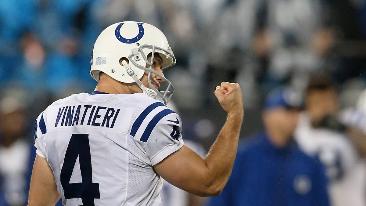 So muss Kicker Adam Vinatieri die Colts per Field Goal in die Verlängerung retten