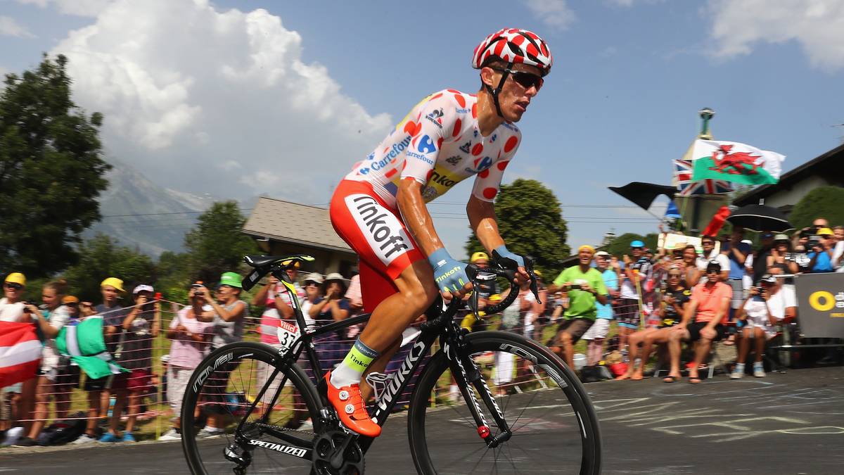 RAFAL MAJKA (28/Bora-hansgrohe): Bei Tinkoff war Majka bis 2016 kein Mann für das Gesamtklassement, sondern ein Hochgebirgs-Helfer von Alberto Contador, der regelmäßig freie Fahrt bekam. In dieser Zeit feierte der Pole zwei mal den Gewinn des Bergtrikots (2014 und 2016)