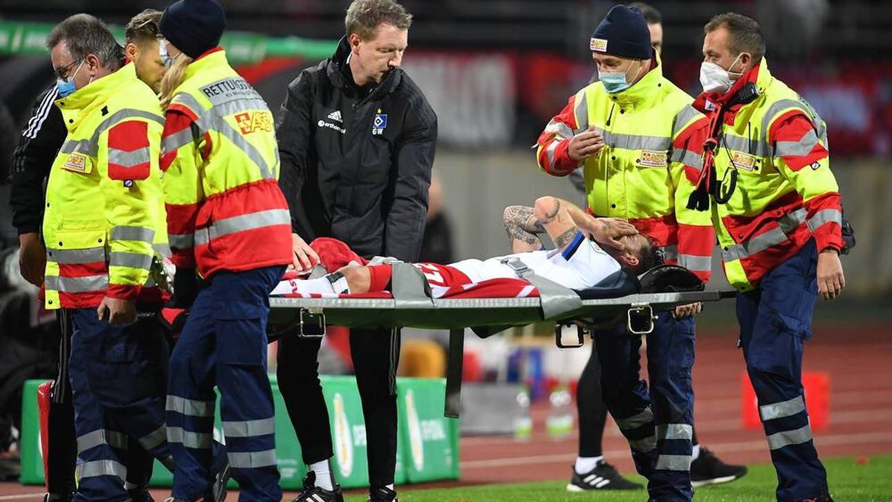 Doppelter Verletzungsschock bei HSV-Thriller
