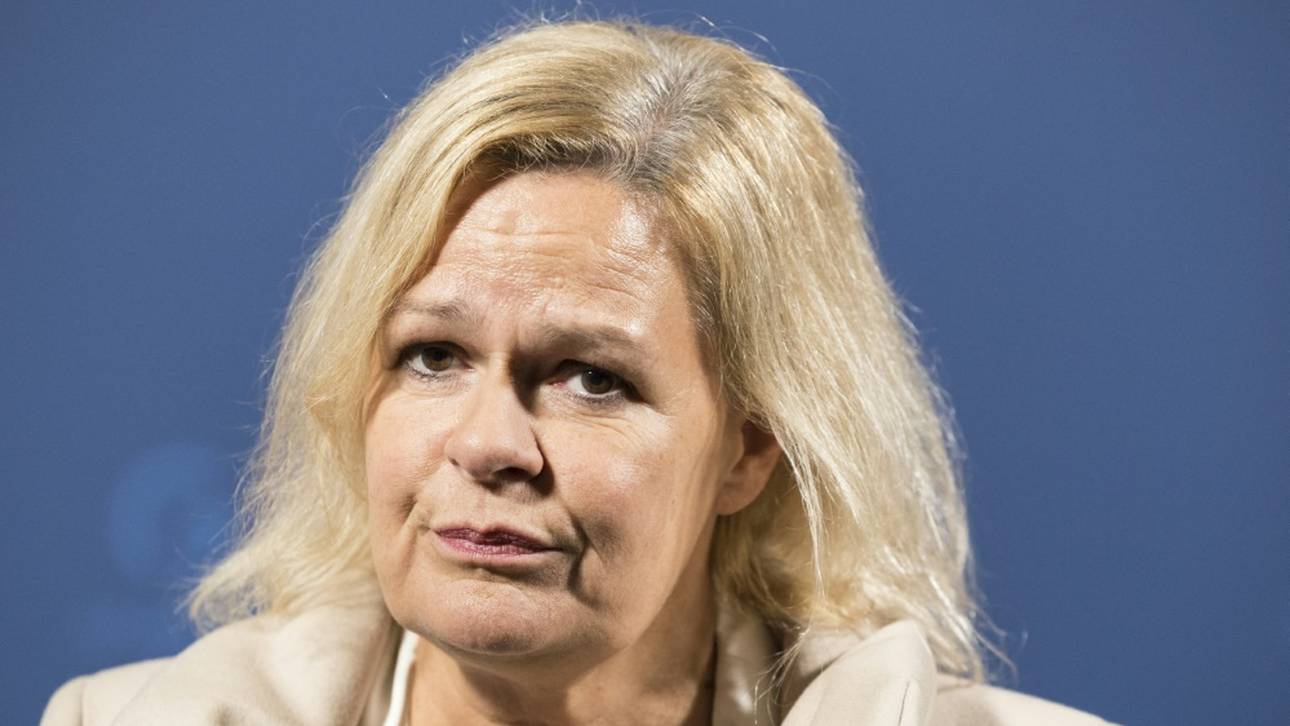 Faeser verurteilt Ausschreitungen