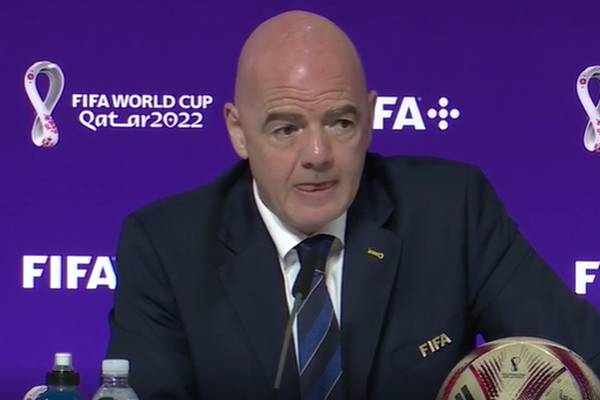 Hier verkündet Infantino den nächsten FIFA-Hammer