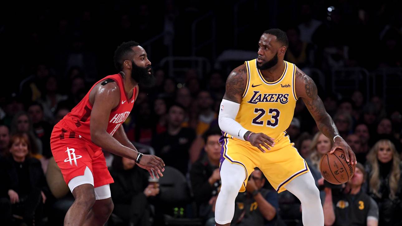LeBron und Lakers fangen Harden ab