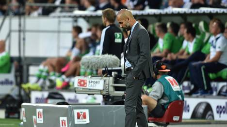 Pep Guardiola - VfL Wolfsburg v FC Bayern München - DFL Supercup 2015