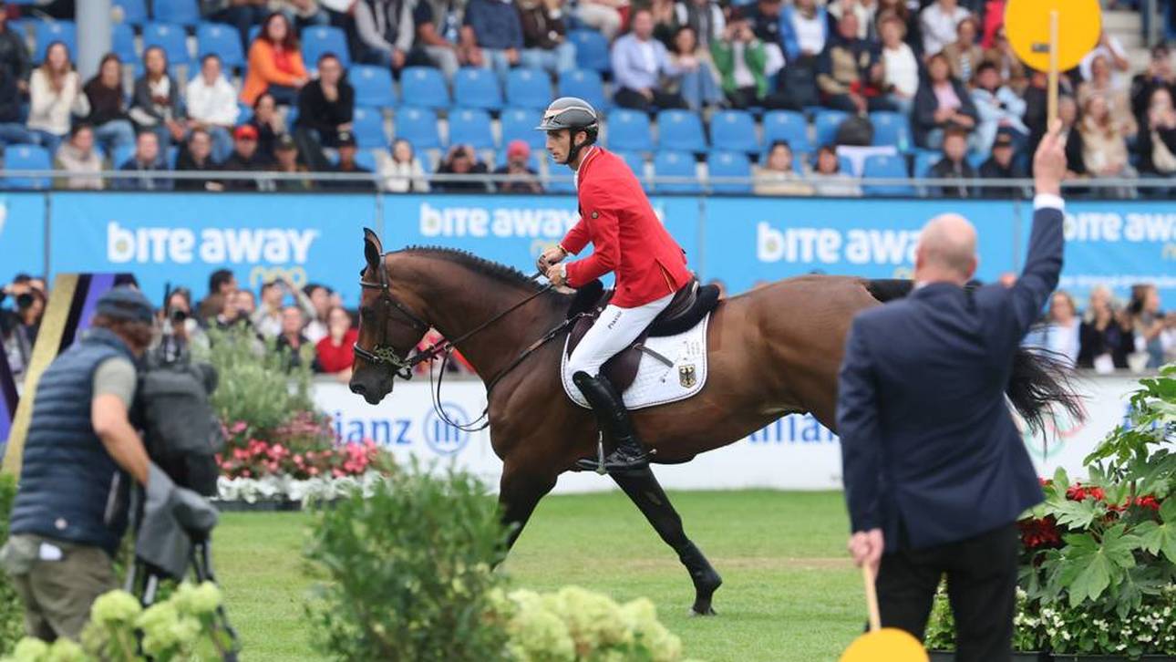 Ausgerechnet Richard Vogel mit United Touch wurde bei der Reit-WM zum tragischen Helden