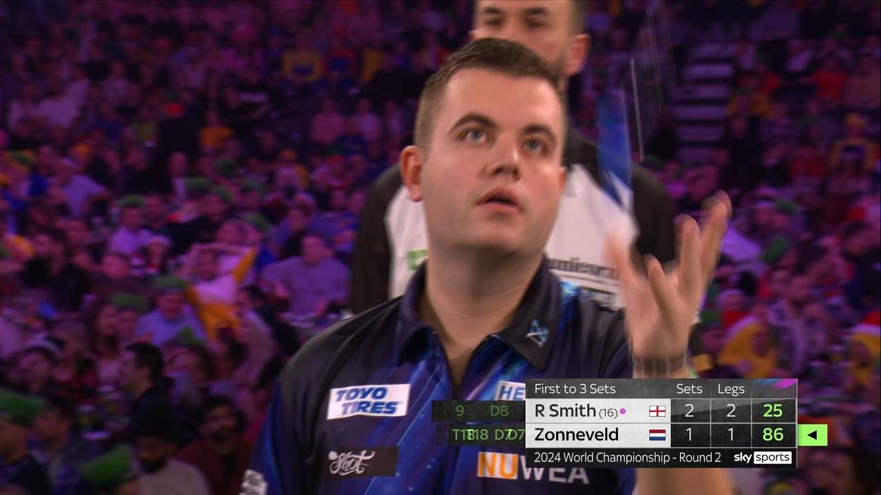Darts WM 2024: Niels Zonneveld mit misslungenem Trick