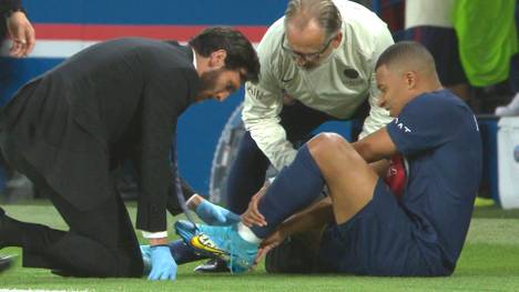 Paris St. Germain liefert im Topspiel gegen Olympique Marseille eine Tor-Gala, bei der auch zwei Ex-Bundesligaprofis treffen. Einziger Dämpfer: Superstar Kylian Mbappé muss vorzeitig vom Platz. 