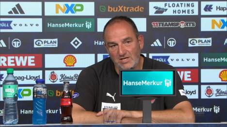 Der 1. FC Heidenheim verliert beim Hamburger SV. Trainer Frank Schmidt gratuliert Adam Kölle zu seinem ersten Bundesliga-Tor, macht dann aber seinem Ärger über die Niederlage Luft. 