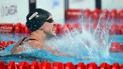 Katie Ledecky schwamm ihren zweiten Weltrekord