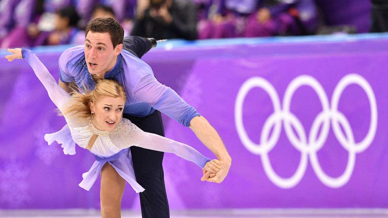 918404334.Aljona Savchenko und Bruno Massot gelang bei den Olympischen Spielen 2018 eine Kür für die Ewigkeit
