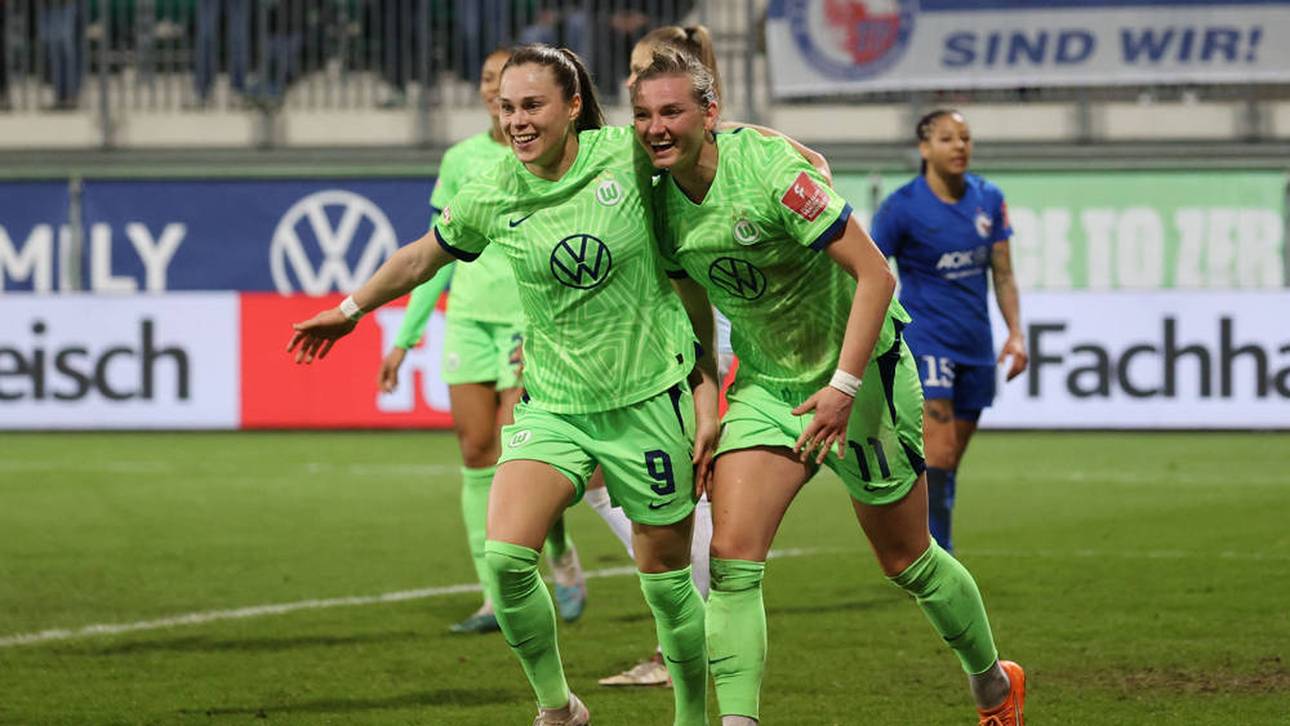 Wolfsburg fertigt Turbine Potsdam ab