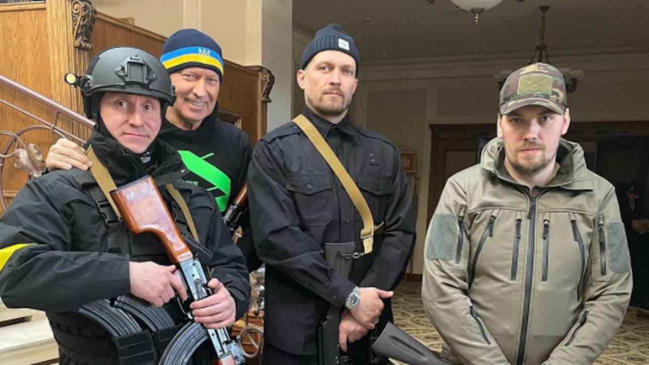 Ukrainische Box-Stars greifen zur Waffe