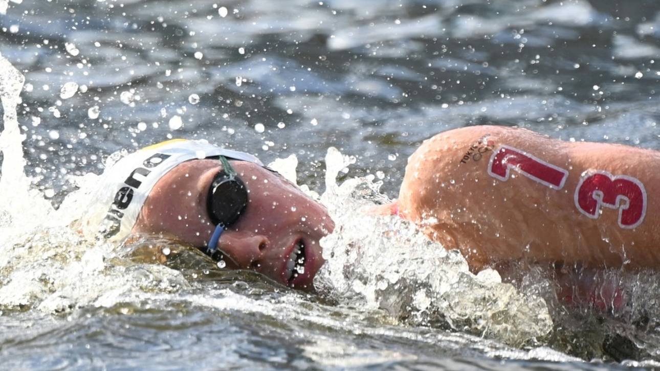 Foto-Finish! Erste Medaille für Beck