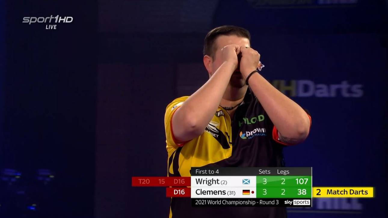 Clemens-Wahnsinn im Ally Pally