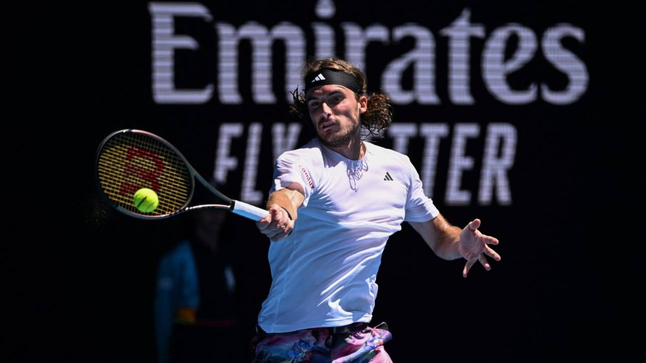 Tsitsipas im Achtelfinale