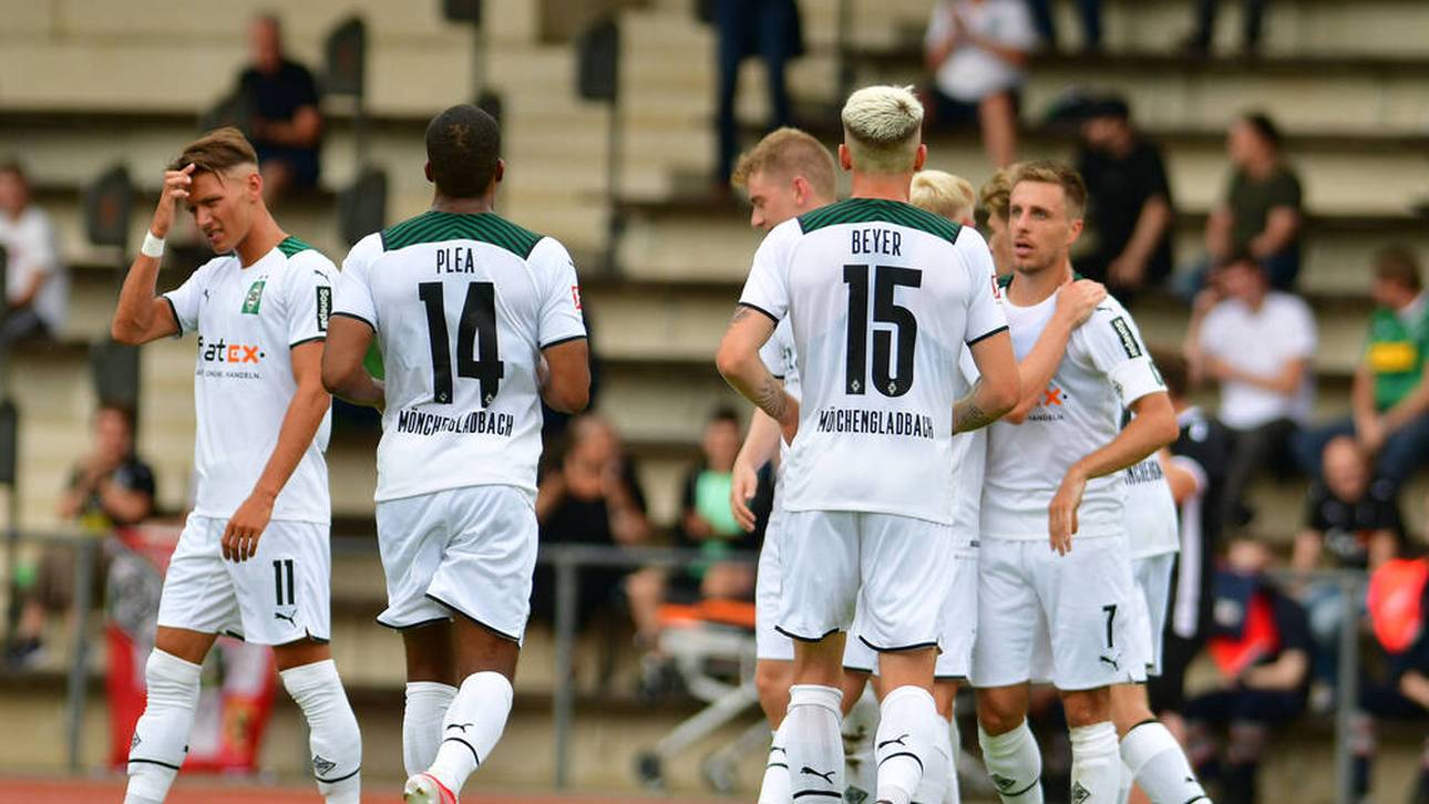 Gladbach im ersten Test unter Hütter 2:2