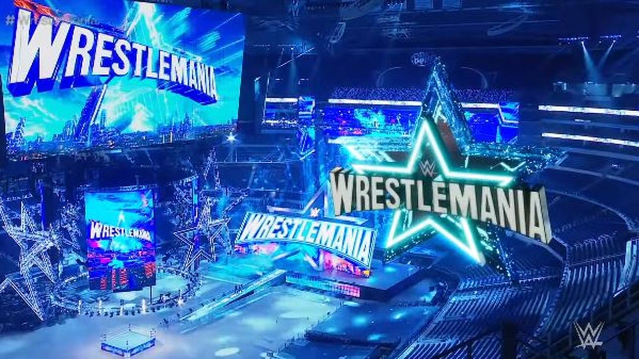 WWE enthüllt WrestleMania-Bühne