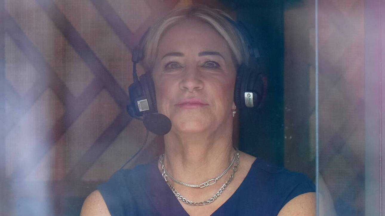 Die 18-malige Grand-Slam-Siegerin Chris Evert ist heute als Kommentatorin aktiv