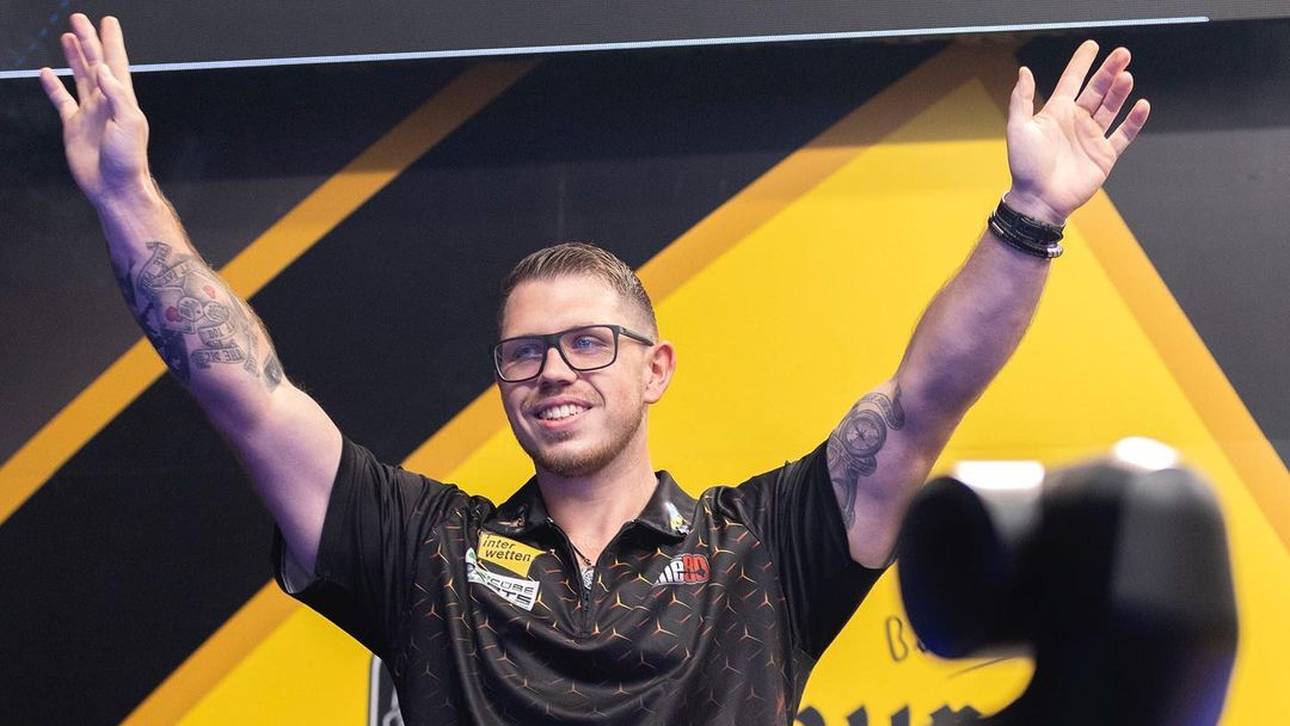 Wenig gelingt Darts-Sensation