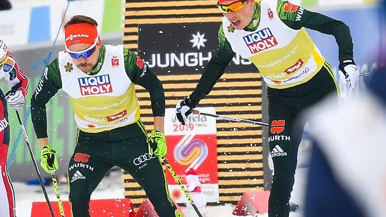 Kombination: Frenzel/Rießle in aussichtsreicher Position