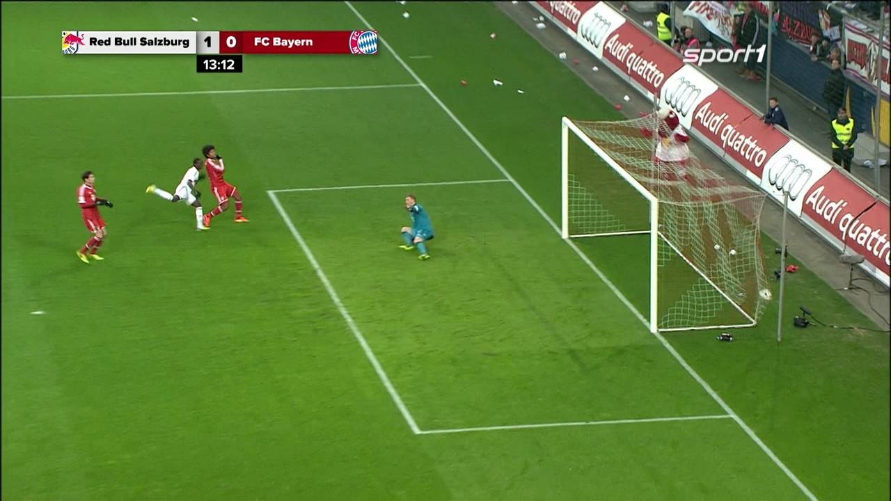 2014 verlor der FC Bayern München ein Testspiel gegen Redbull Salzburg