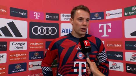 Manuel Neuer spricht nach dem furiosen 5:1-Sieg gegen den VfB Stuttgart über seine Meilensteine und wofür er besonders dankbar ist.