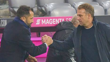 Bayerns Trainer Hansi Flick kann sich ein paar Scherze bezüglich einer möglichen Meisterparty nicht verkneifen, spricht beim Thema Hasan Salihamidzic aber richtig Klartext. 