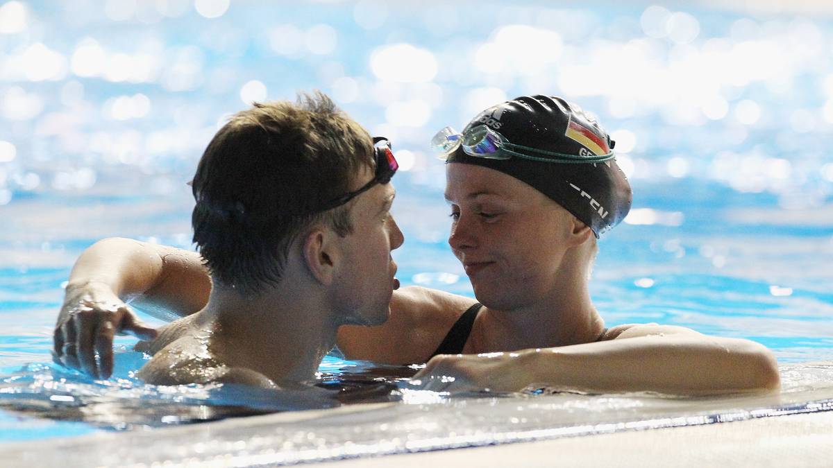 Britta Steffen und Paul Biedermann avancierten zum deutschen Schwimm-Traumpaar
