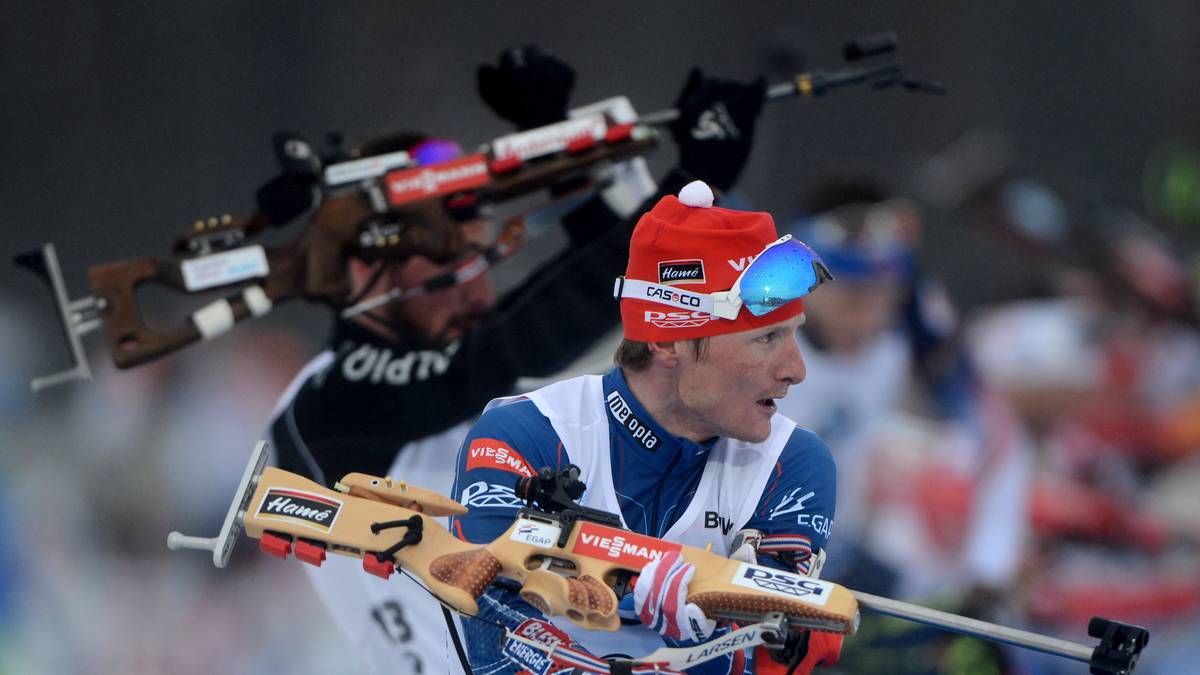 Hier hantiert der Tscheche Ondrej Moravec mit seinem Gewehr