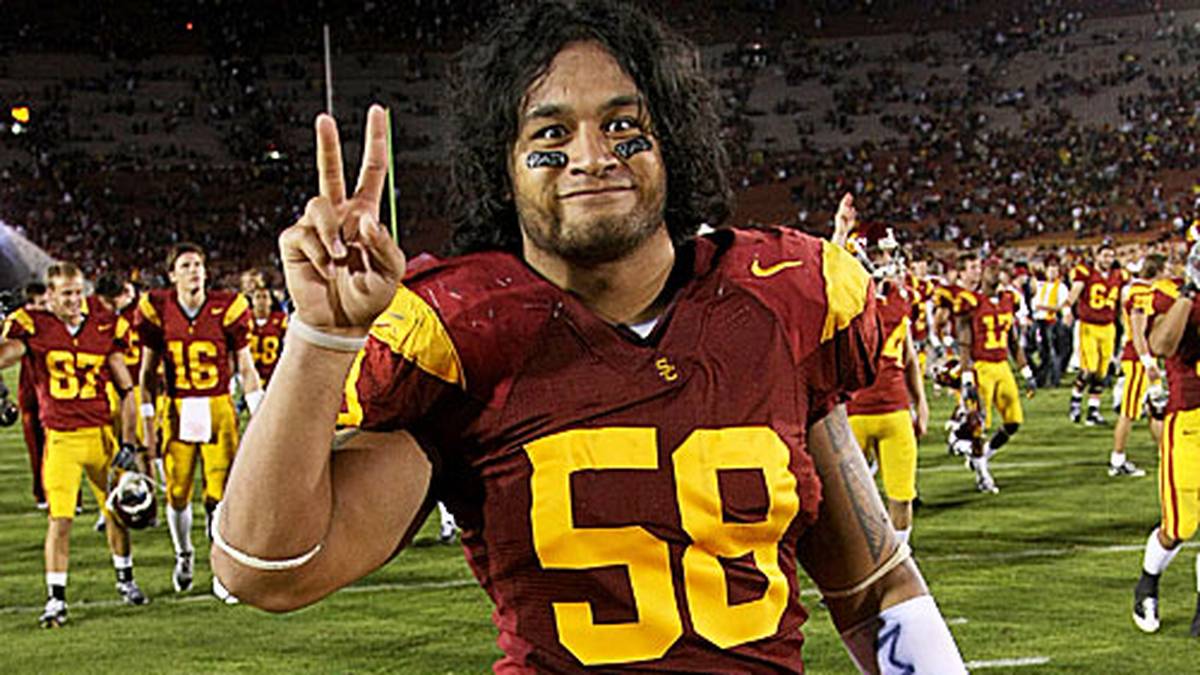 REY MAUALUGA (Linebacker; USC; Cincinnati Bengals): Der Pac-10-Verteidiger und Rose-Bowl-MVP des Jahres 2008 geht für Cincinnati auf Quarterback-Jagd und hat wie Pittsburghs Polamalu samoanische Wurzeln. Maualuga ist für seine Energie auf und neben dem Feld berühmt berüchtigt und hat nicht nur Carroll das ein oder andere Mal Kopfzerbrechen bereitet