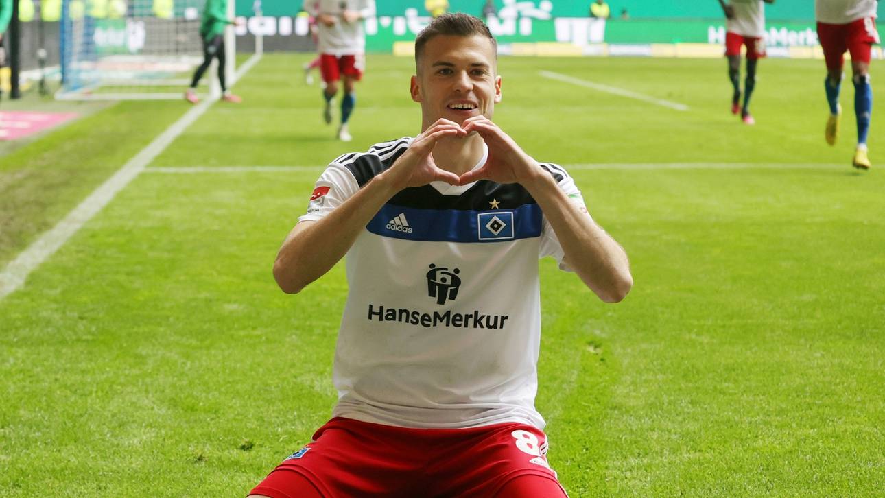 4:3 bei Drittligist Essen: Benes schießt HSV in Runde zwei