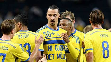 Schwedens Zlatan Ibrahimovic erzielte gegen Estland seine Länderspieltore 49 und 50