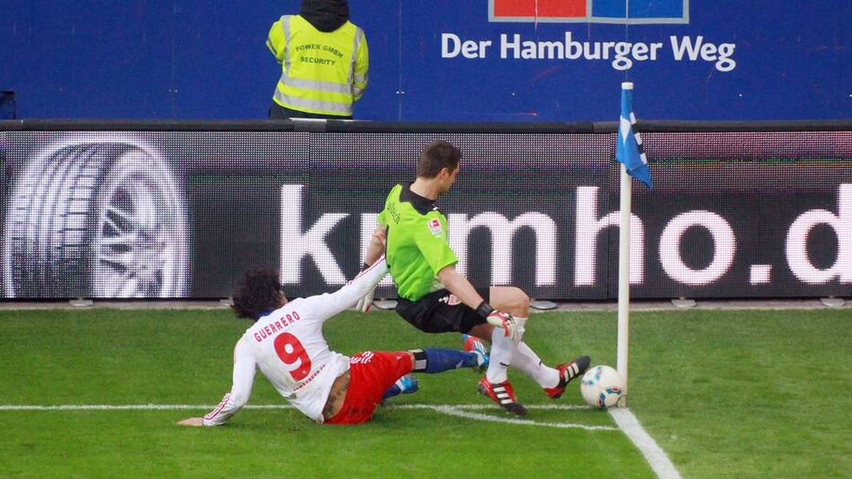 Eines der brutalsten Fouls der Bundesliga-Geschichte: Paolo Guerrero grätscht Sven Ulreich um