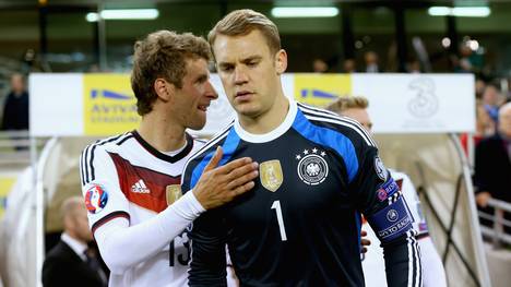 Thomas Müller (l.) und Manuel Neuer werden gegen Italien geschont